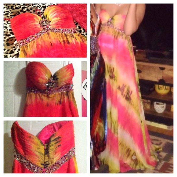 Tie-dye Prom dress! Make an offer!