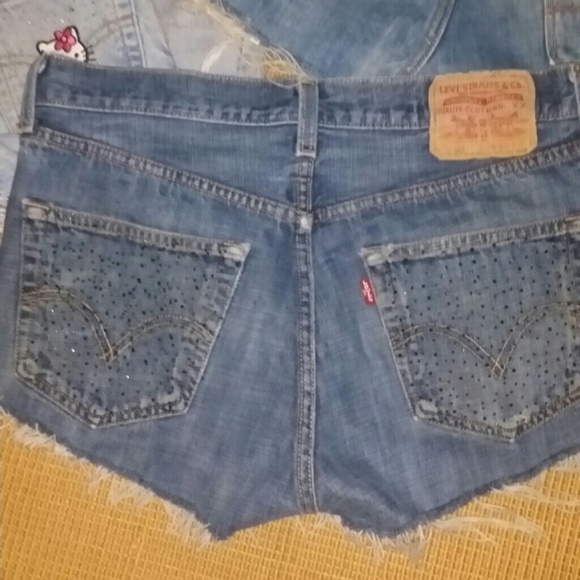 Vintage 501 Levis Jean Shorts - Picture 1 of 4