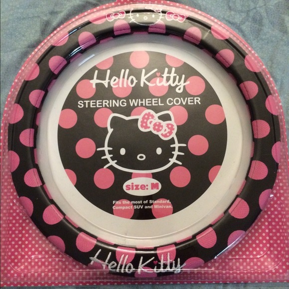 New black hello kitty wheel cover