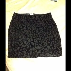 Black skirt