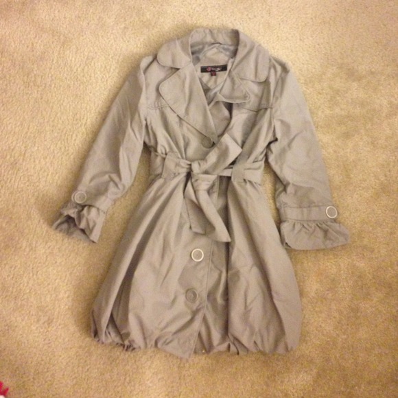 Grey Rain Coat