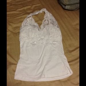 White lace top