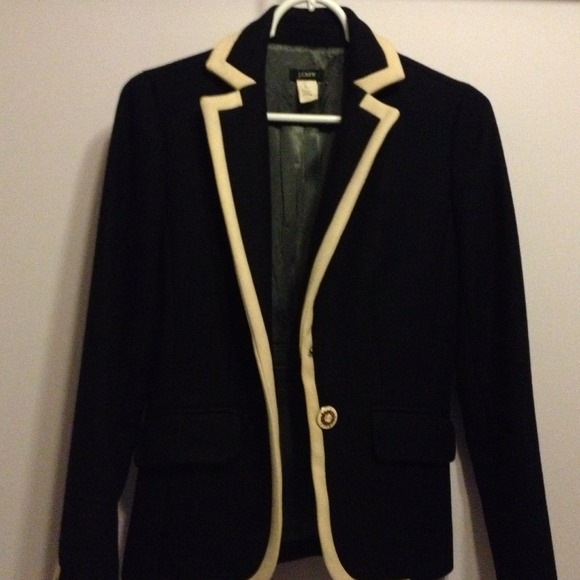 Black and cream blazer