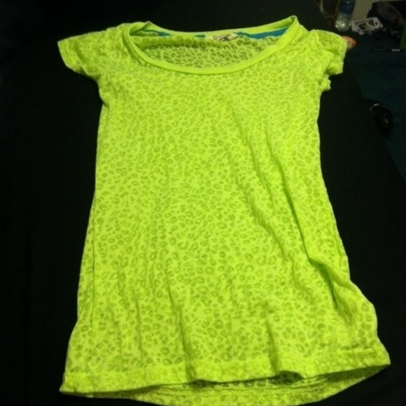 Neon leopard shirt