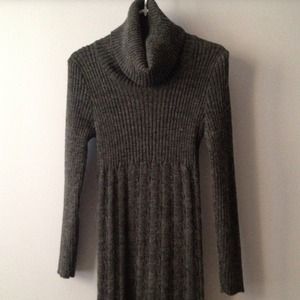 Heather grey sweater dress
