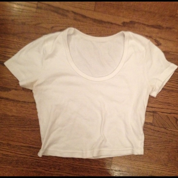 American apparel cropped top