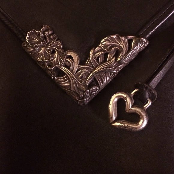 Brighton black and silver bag with heart dangle. ๐ค๐ปSOLD - Picture 3 of 3
