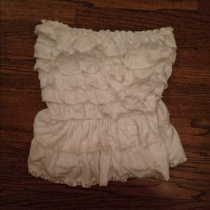 Strapless top