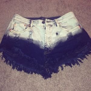 High waisted shorts