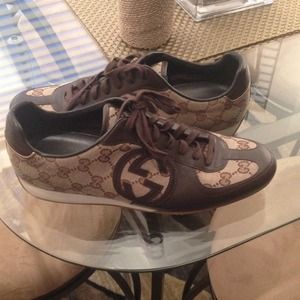 Gucci tennis shoes! Monogrammed
