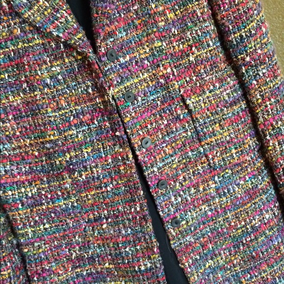 Carlisle multi color part wool blazer