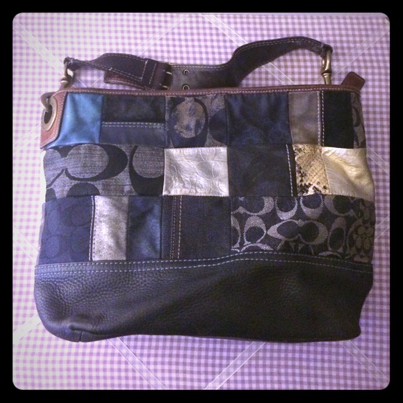 Large Coach Leather Patchwork LTD Edition purse
