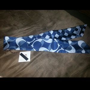 Coach ponytail scarf