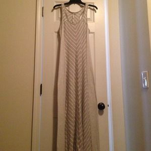 Lauren Conrad racer back floor length dress