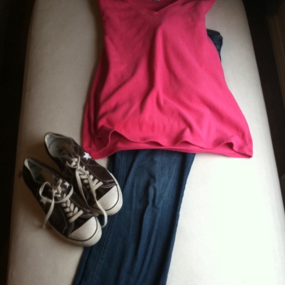 Brown Converse One Star