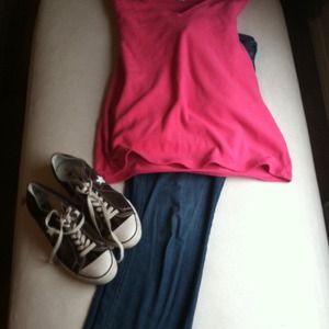 Brown Converse One Star