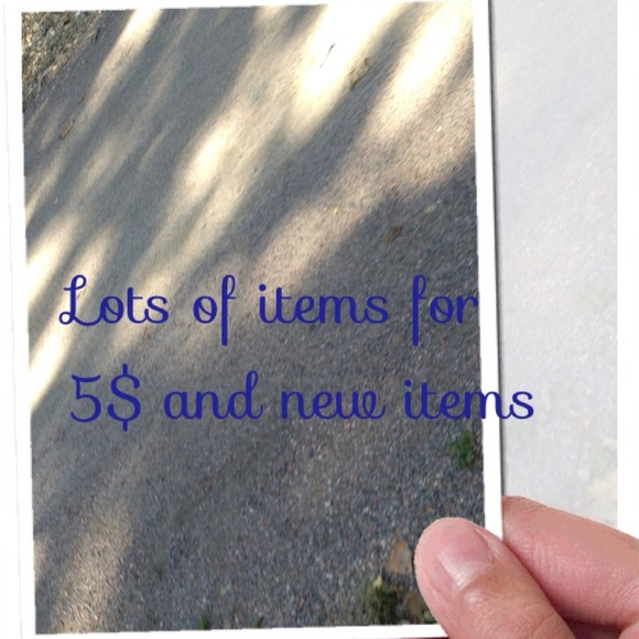 Lots of 5$ items and new items come check out