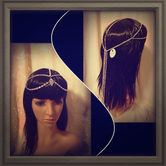 Silver Hair Jewelry / Chain