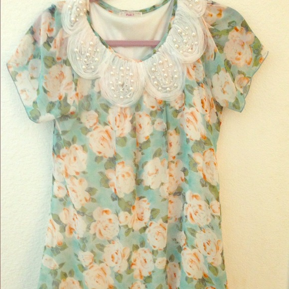 Floral mini dress