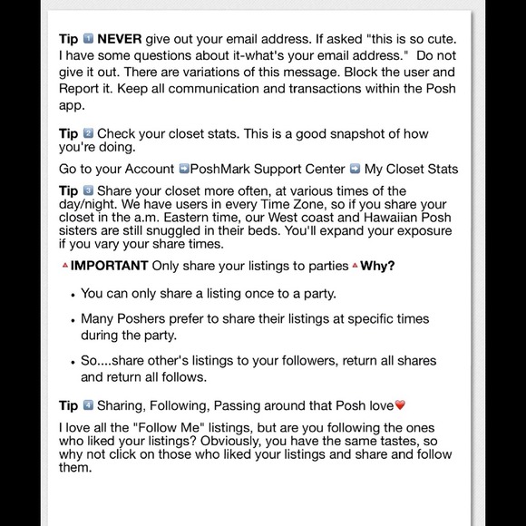 Tips I Learned for Happy Poshing๐ - Picture 3 of 4