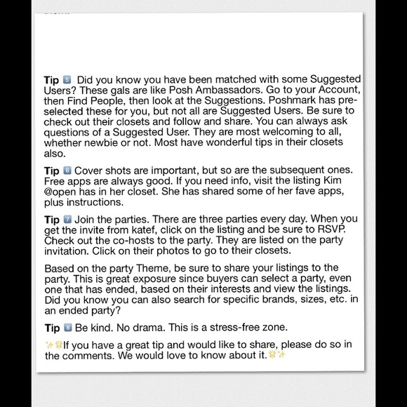 Tips I Learned for Happy Poshing๐ - Picture 4 of 4