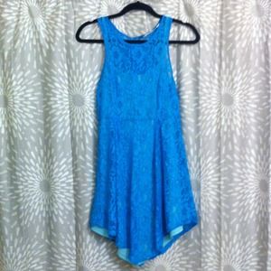 Bright Blue Lace Dress
