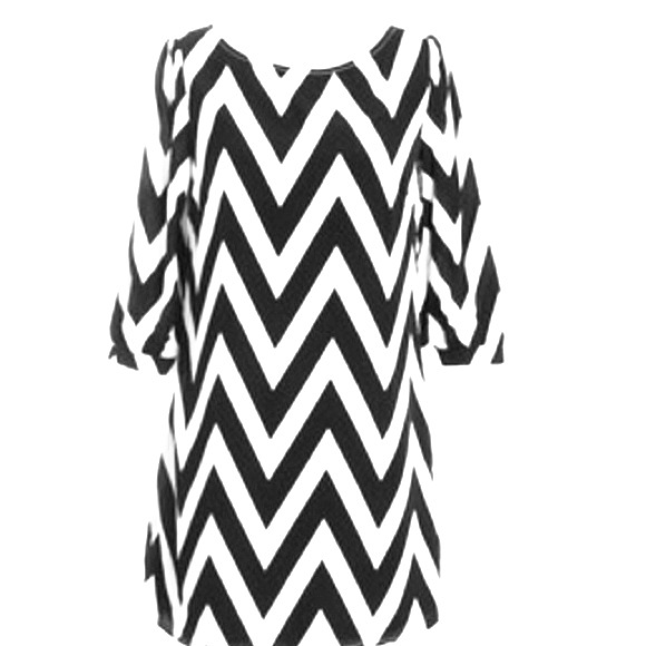 Chic zigzag dress