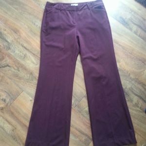 New York & Co maroon dress pants