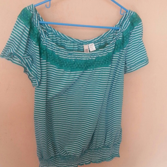 turquoise green short sleeve