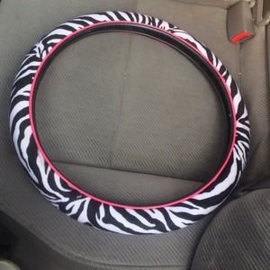 Steering wheel cover.