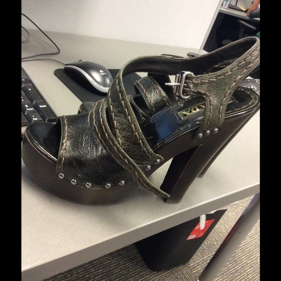 Distressed Prada Heels