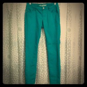 Green Skinny Jeans
