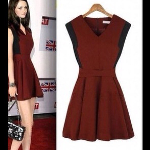 Dresses & Skirts - New Elegant Charming Splicing V Neck Dress