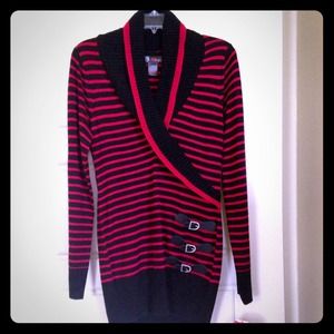 Black&Red striped dress