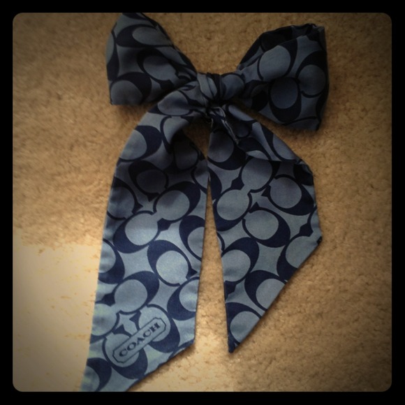 Reduced!! Coach Blue Signature Scarf