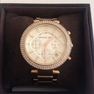 Sold :Michael Kors gold Parker watch