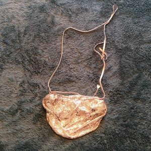 Vintage silver mesh bag!