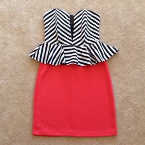 NTW corset peplum top dress-reserved