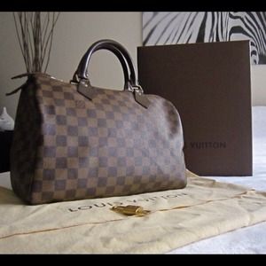 *SOLD* Louis Vuitton Speedy 30 Damier Ebene