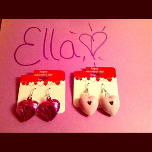 2 Pair of Love Hearts