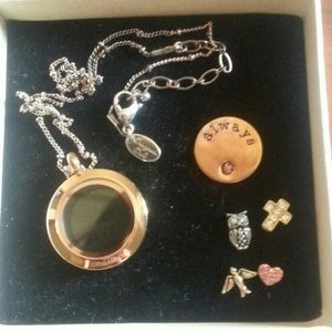 Origami Owl charm necklace