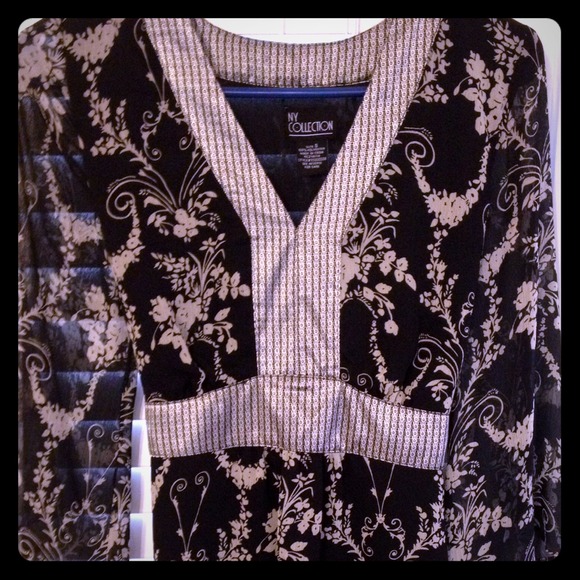 Gorgeous blouse by NY Collection-Sz S - Picture 1 of 4