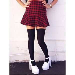 ⚡FLASHSALE⚡️️LF plaid trumpet skirt
