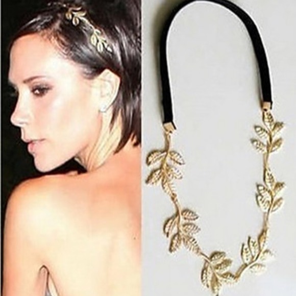 Accessories - Reduced-$14🍃🍂Metal Leaves Headband🍃🍂