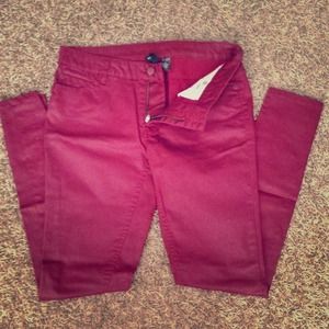 Red Skinny Jeans - Size 6