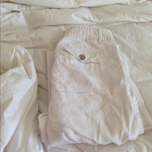 White linen Trousers