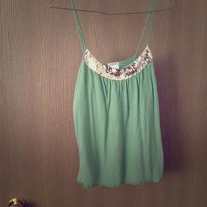 Old Navy Tank Top (light green) - Size M