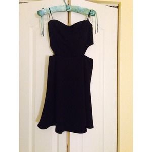 Black cut-off dress from forever 21