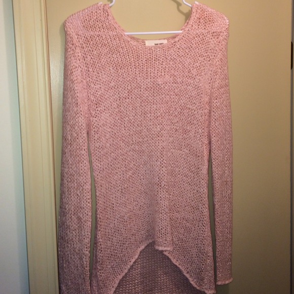 Pink tunic sweater