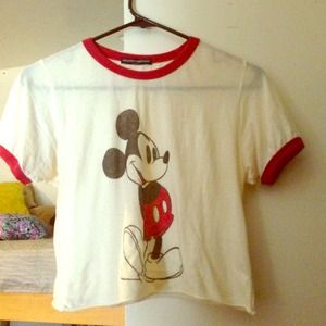 SOLD brandy Mickey Mouse crop!